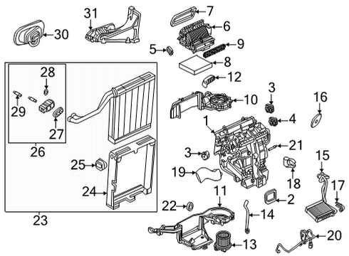 2021 Cadillac CT4 Check Valve Seal Diagram for 13579649