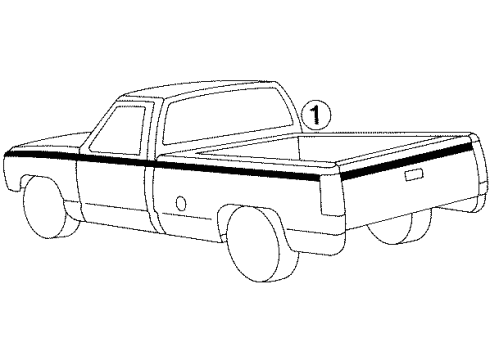 1992 Chevy C1500 Stripe Tape Diagram 3 - Thumbnail