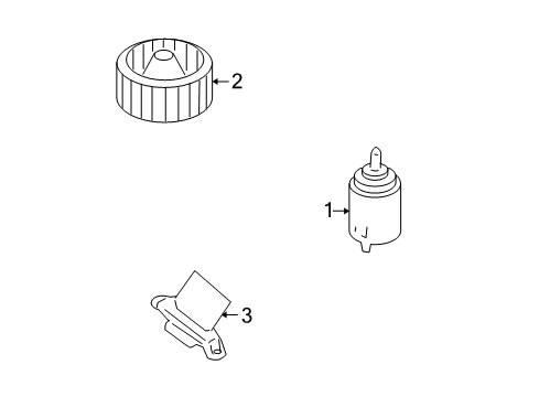 2007 Saturn Aura Blower Motor & Fan Diagram 2 - Thumbnail
