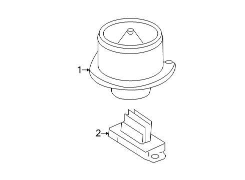 2010 Buick Lucerne Blower Motor & Fan Diagram