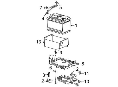 2025 Chevy Trailblazer Battery Diagram