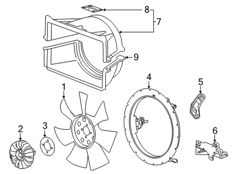 2021 GMC Sierra 2500 HD Adapter Diagram for 20979011