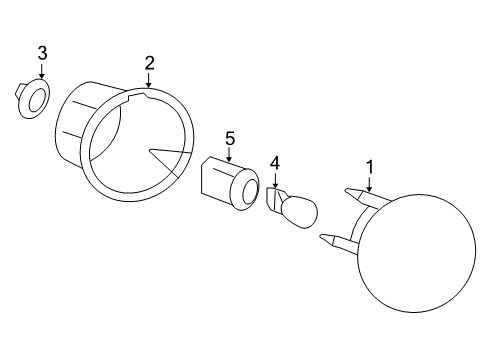 2010 Chevy HHR Bulbs Diagram 7 - Thumbnail