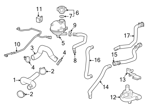 2025 Chevy Trax Cooling System Diagram