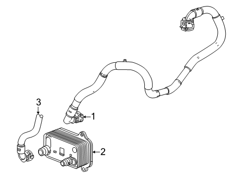 2024 Chevy Silverado EV Oil Cooler Diagram