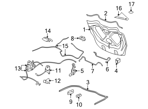 2007 Pontiac Solstice Convertible Top Diagram