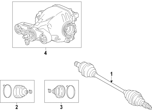2017 Cadillac CT6 Rear Axle Diagram