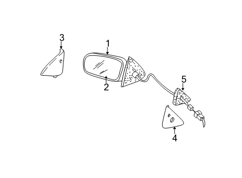 2003 Chevy Cavalier Outside Mirrors Diagram