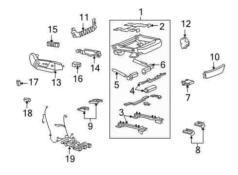 2012 Cadillac CTS Tracks & Components Diagram 8 - Thumbnail