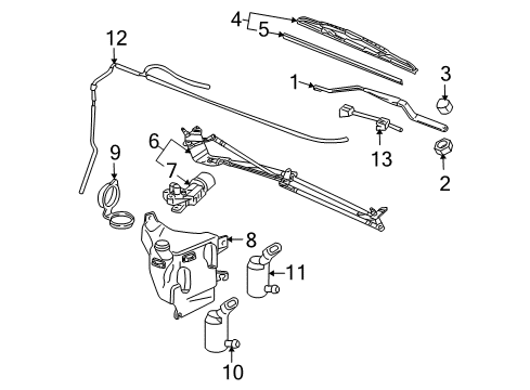 2005 Buick Terraza Wipers Diagram