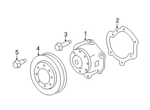 2013 Cadillac SRX Water Pump Diagram