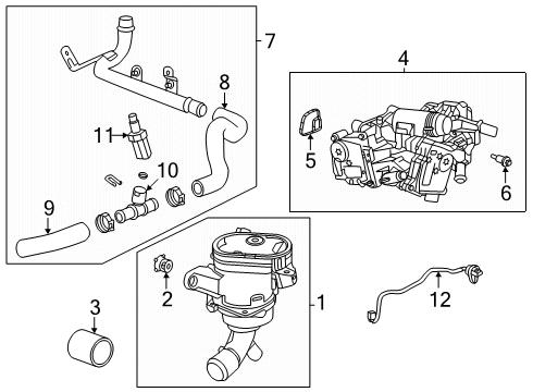 2025 Buick Enclave Water Pump Diagram