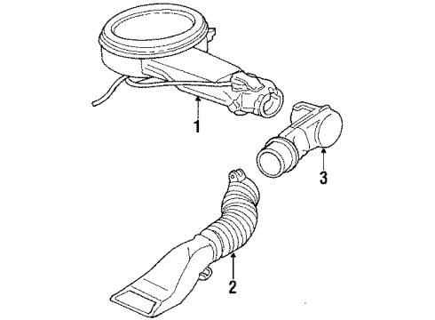 1984 Pontiac Firebird Air Duct Diagram for 14056938