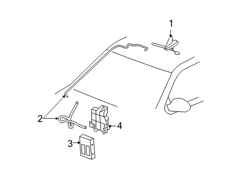 2011 Chevy Suburban 2500 Antenna & Radio Diagram