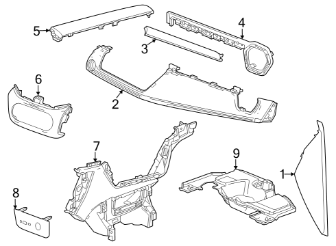 2025 Chevy Trailblazer Instrument Panel Components Diagram 2 - Thumbnail