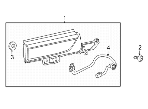 2025 GMC Yukon XL Signal Lamps Diagram