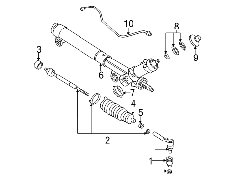 2004 Chevy Express 2500 Steering Gear & Linkage Diagram 2 - Thumbnail