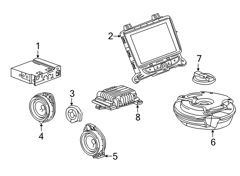 2021 Buick Encore Sound System Diagram