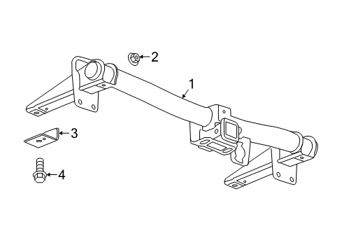 2021 GMC Terrain Reinforcement Diagram for 84480374