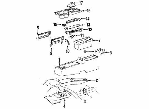 1993 GMC Typhoon Door Diagram for 52377243