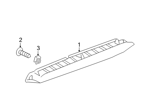 2024 GMC Terrain High Mount Lamp Diagram for 84288065