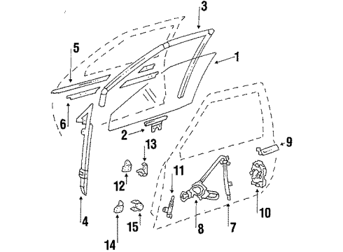 1984 Pontiac Phoenix Anchor Plate Diagram for 20009550