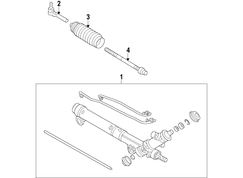 2013 Buick LaCrosse Steering Gear & Linkage Diagram