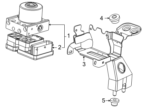 2012 Chevy Cruze Modulator Valve Diagram for 13384013