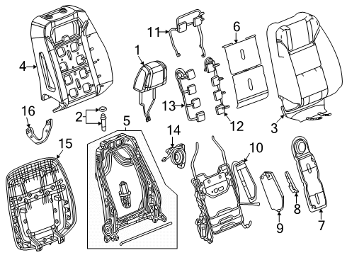 2024 GMC Sierra 1500 Heated Seats Diagram 7 - Thumbnail