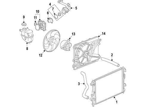 2008 Saturn Vue Cooling System Diagram