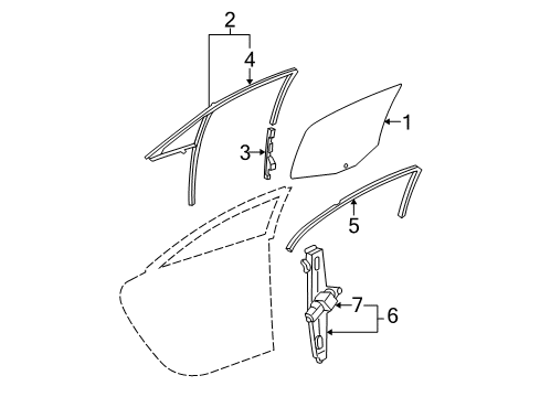 2007 Pontiac G6 Rear Door Diagram
