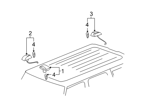 2008 Hummer H2 Bulbs Diagram