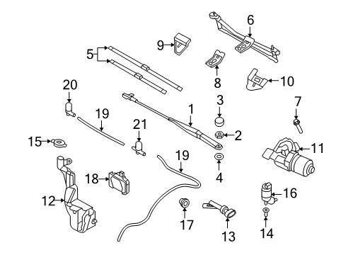 2008 Saturn Astra Wipers Diagram