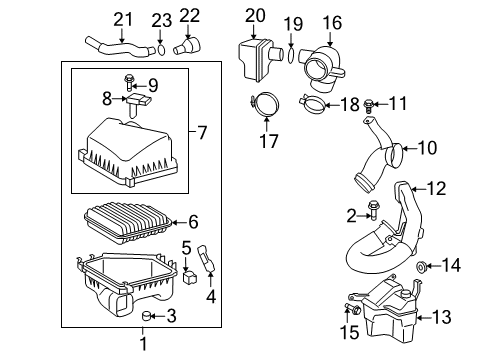 2009 Pontiac Vibe Vehicle Speed Sensor Diagram for 88971395