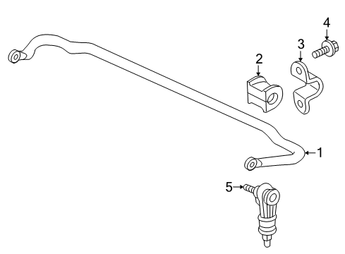 2007 Saturn Vue Stabilizer Bar & Components Diagram 7 - Thumbnail