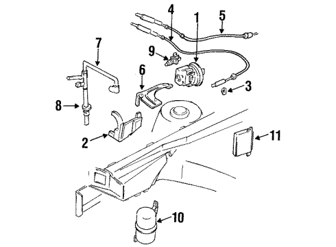1994 Pontiac Grand Am Release Switch Diagram for 10212750
