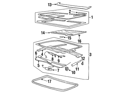 1994 Pontiac Grand Am Sunroof Diagram