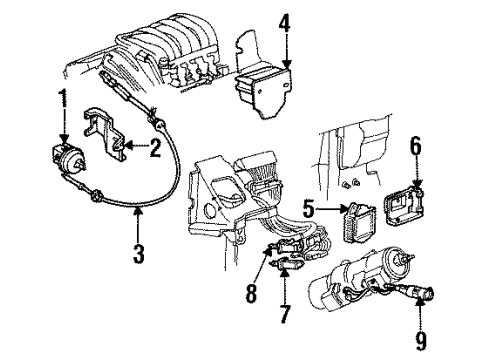 1992 Buick LeSabre Cruise Control System Diagram