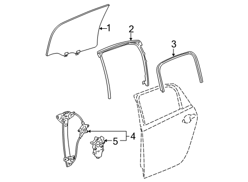 2008 Chevy Impala Rear Door Diagram