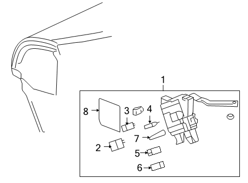 2006 Pontiac Montana Electrical Components Diagram
