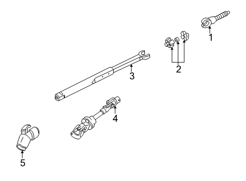 1997 Chevy Corvette Shaft & Internal Components Diagram
