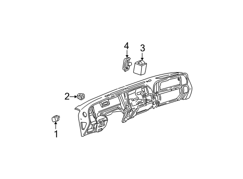 1998 Chevy C1500 Daytime Running Lamp Components Diagram