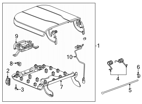 2025 Chevy Tahoe Center Console Diagram 2 - Thumbnail
