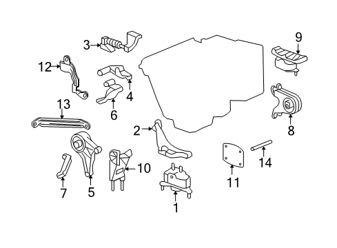 2010 Chevy Malibu Engine Mounting Diagram 4 - Thumbnail