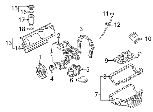 2006 Saturn Relay Engine Parts Diagram