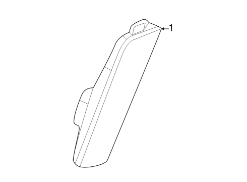 2022 Chevy Equinox Side Marker Lamp, Driver Side Diagram for 84904060