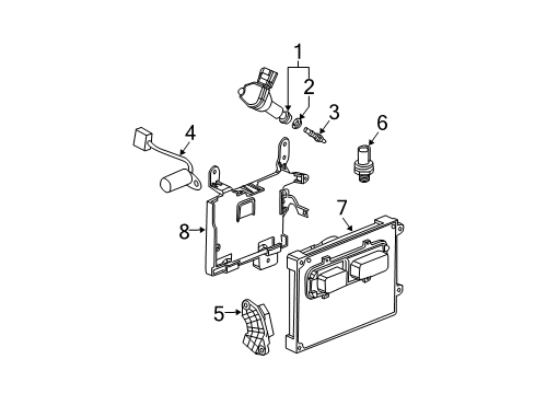2006 Saturn Vue Spark Plug Diagram for 12582002