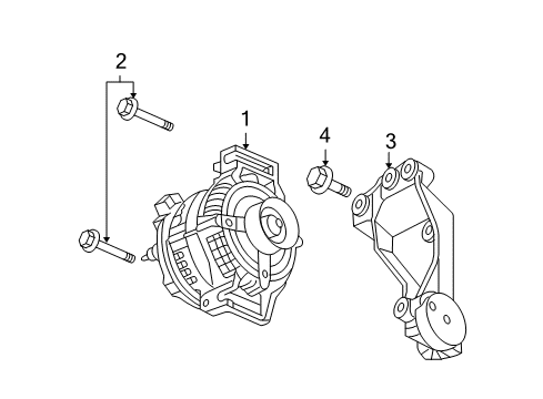 2005 Cadillac STS Alternator Diagram 3 - Thumbnail