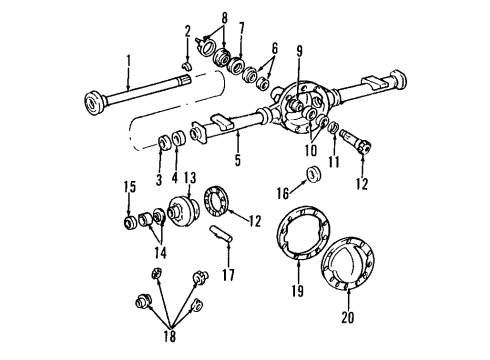 1999 Chevy S10 Cover Gasket, Rear Diagram for 15807693