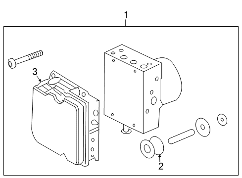 2008 Pontiac G8 Control Module Diagram for 92203497